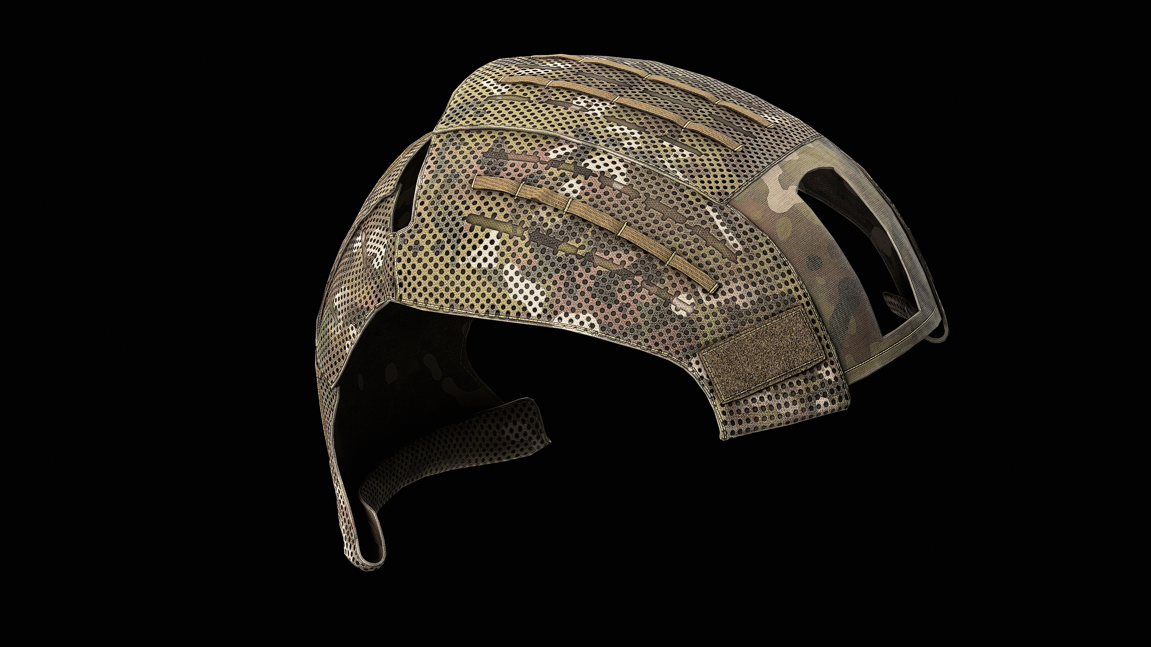 Crye Precision AirFrame Cover Cutout Low-poly 3D model_6