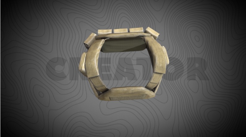  Body armor Plate 3D model_4