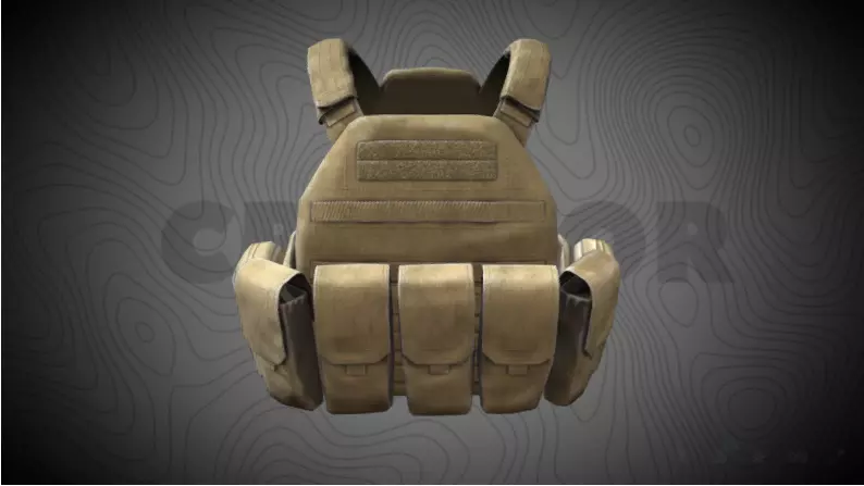  Body armor Plate 3D model_0