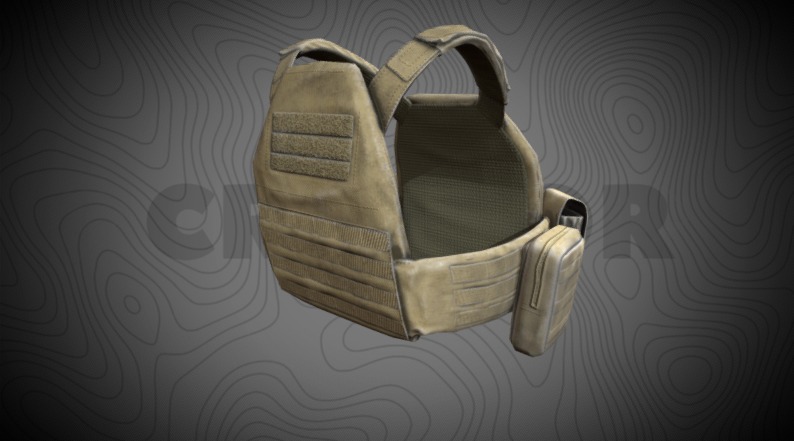  Body armor Plate 3D model_2
