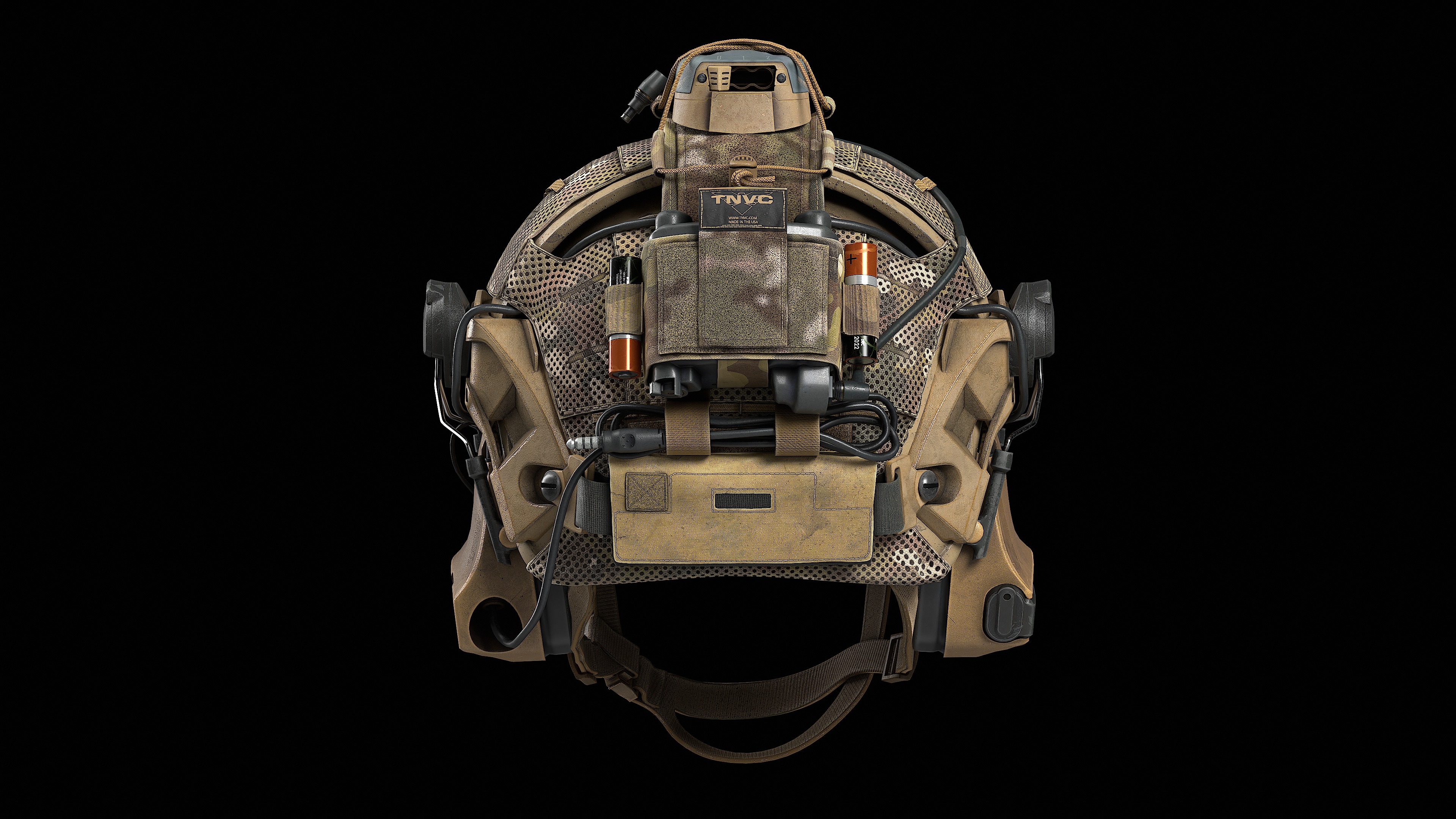 Crye Precision AirFrame Ballistic Helmet Low-poly 3D model_9