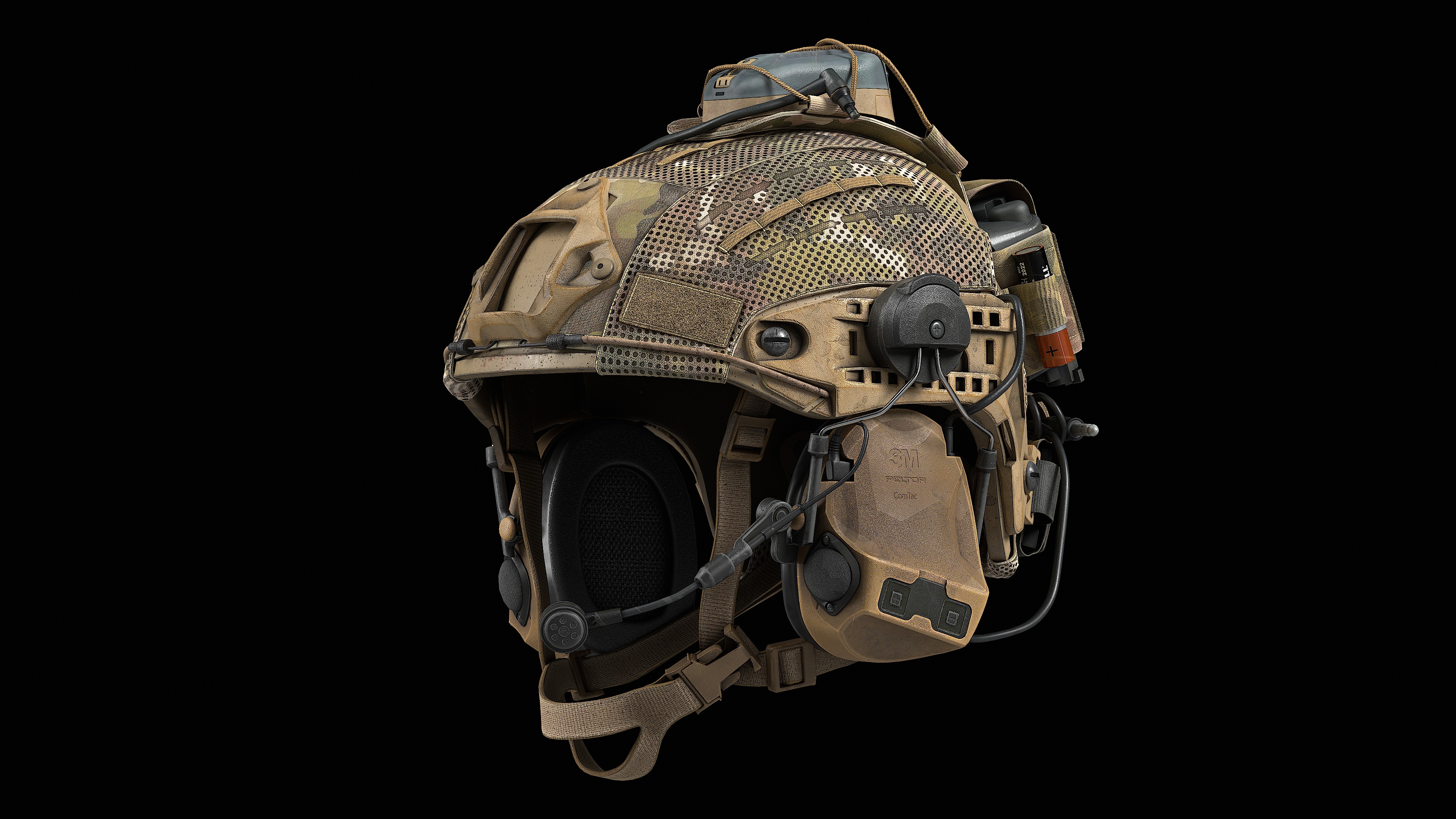 Crye Precision AirFrame Ballistic Helmet Low-poly 3D model_10