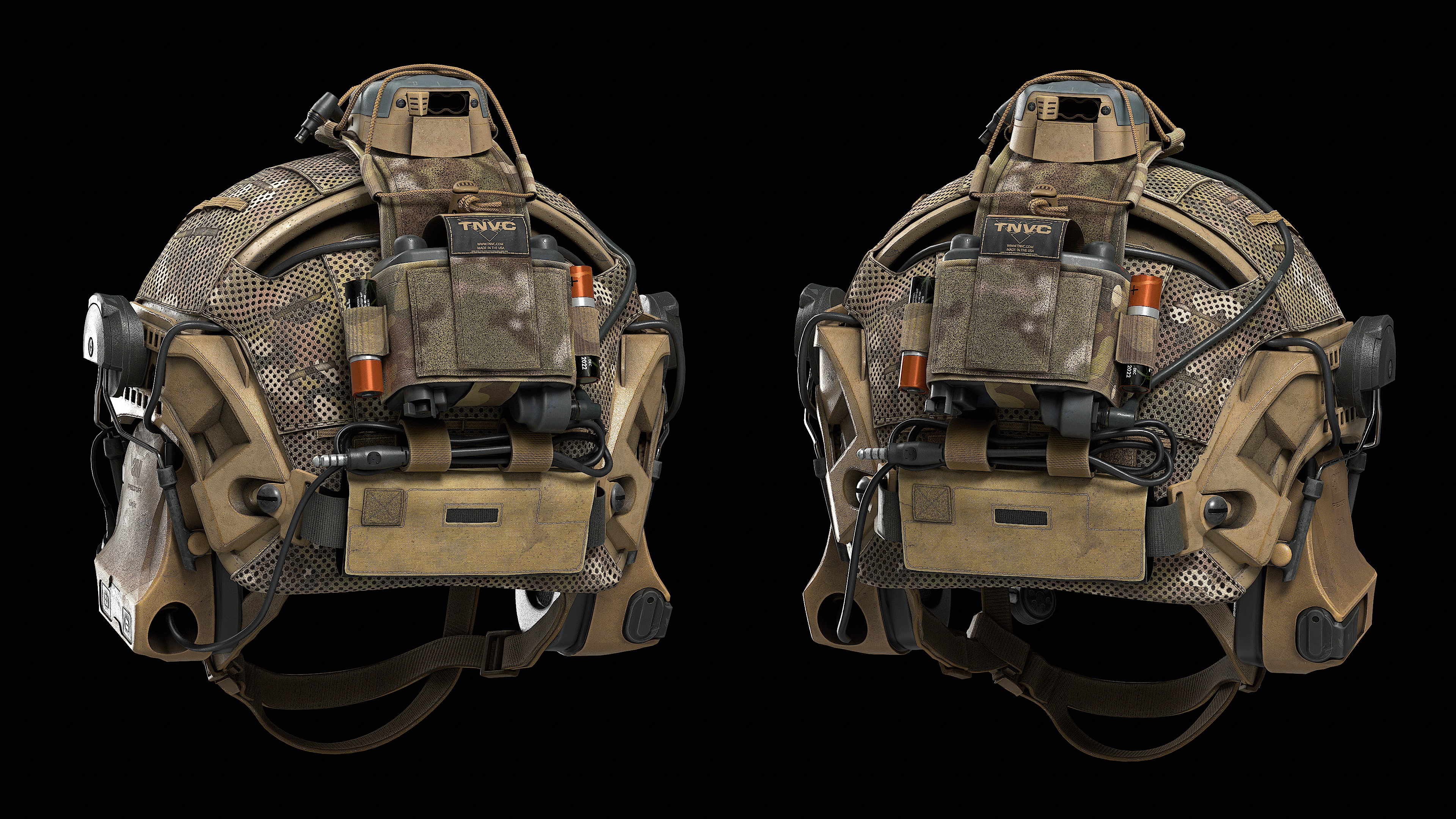Crye Precision AirFrame Ballistic Helmet Low-poly 3D model_1