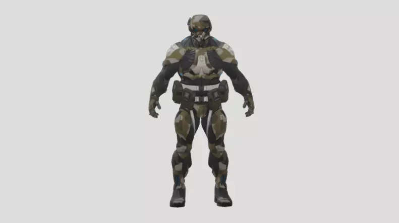 Nanocell suit rebel 3D model