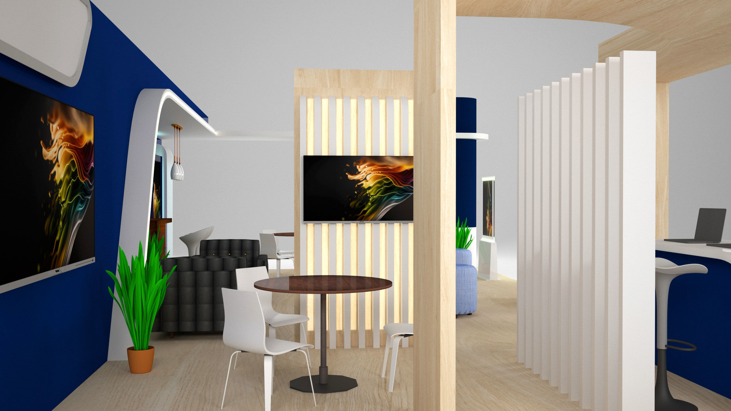 Booth Exhibition Stand K0010898 3D model_4