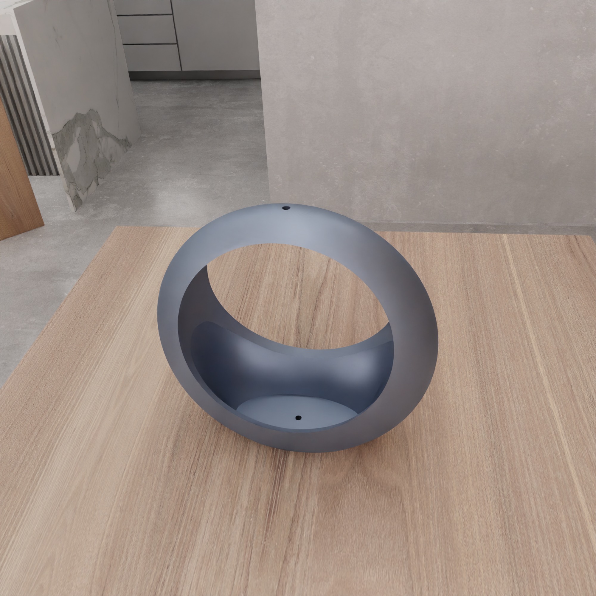 Cylinder Planter Pot - 364 3D print model_10