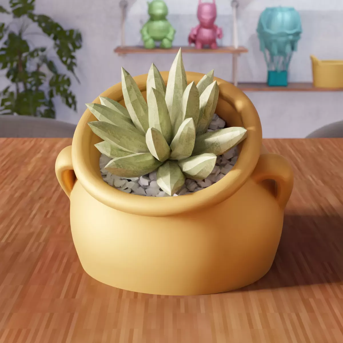 Modern Pitcher Planter Pot - 363 3D print model_0