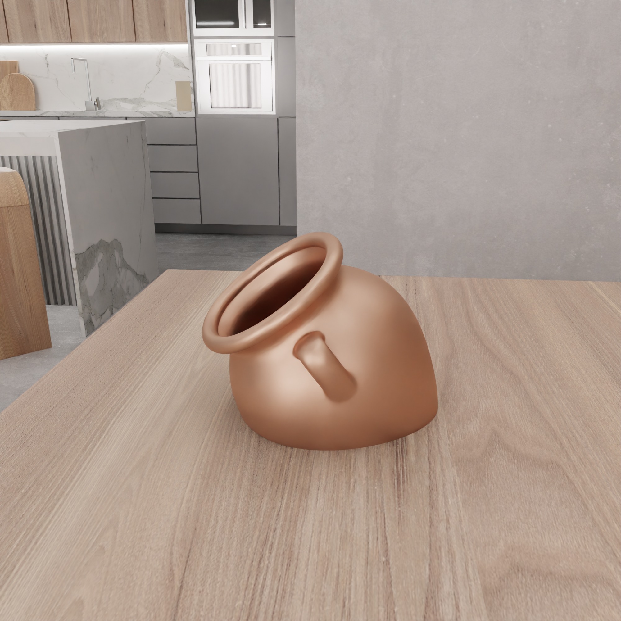 Modern Pitcher Planter Pot - 363 3D print model_9