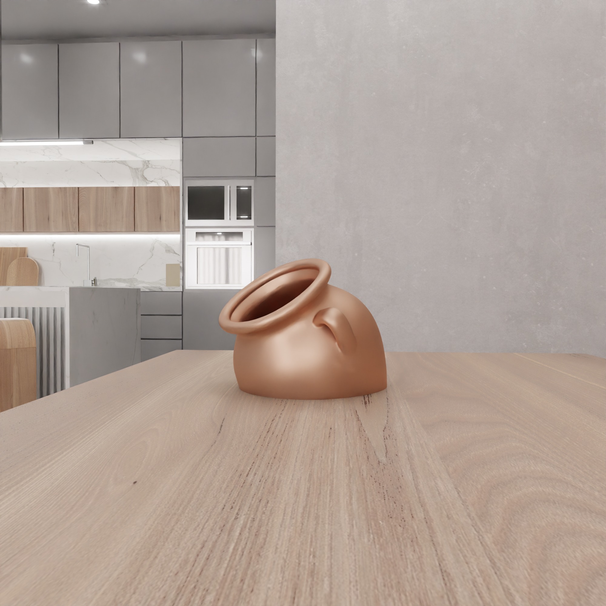 Modern Pitcher Planter Pot - 363 3D print model_12