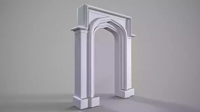 Highpoly gothic portal - type 4