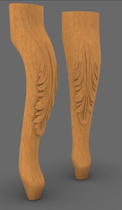 Furniture Leg 2 3D print model_3