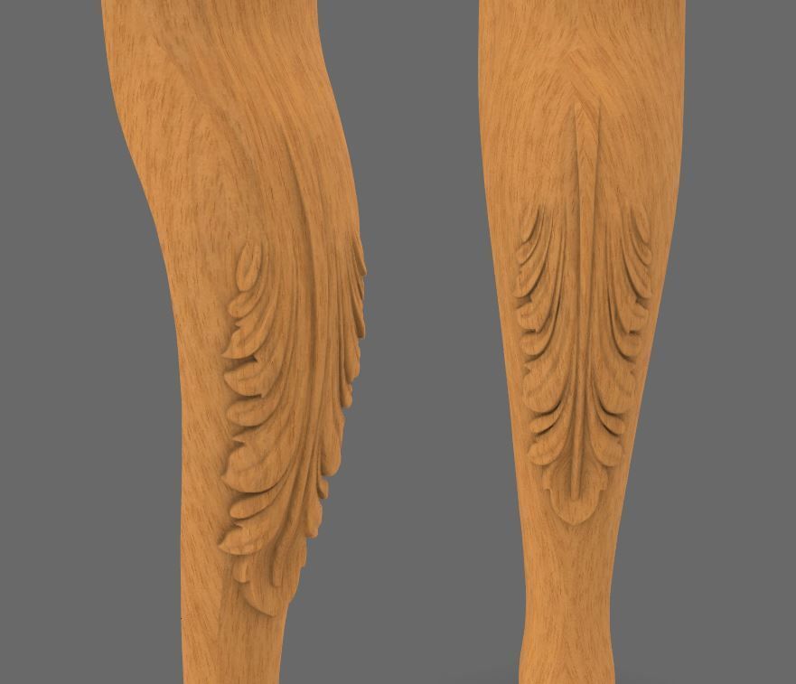 Furniture Leg 2 3D print model_2