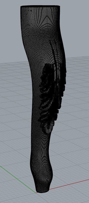 Furniture Leg 2 3D print model_4