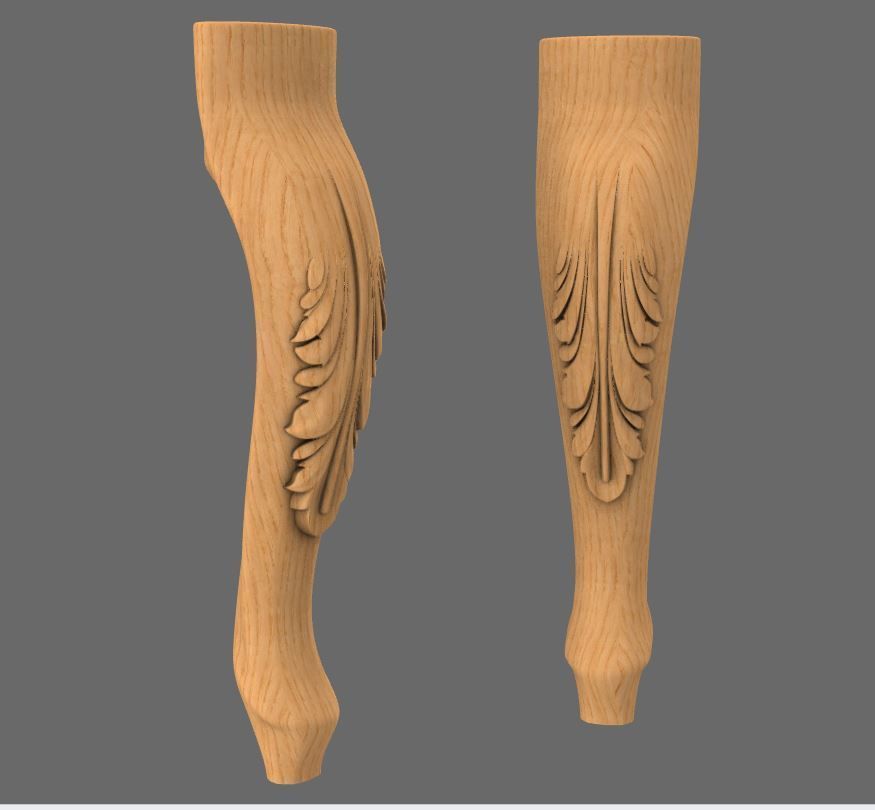 Furniture Leg 2 3D print model_5
