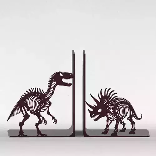 Dino Has Beens Bookends