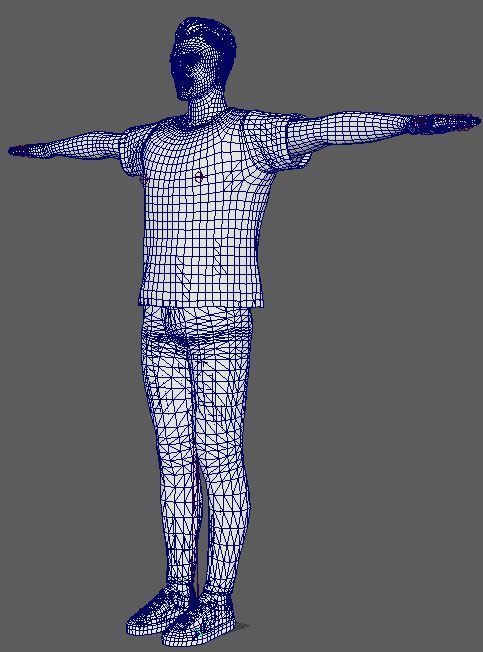 Richard Madden Character Low-poly 3D model_21