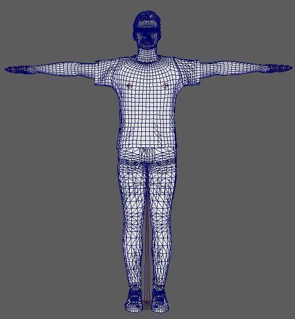 Richard Madden Character Low-poly 3D model_20