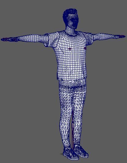 Richard Madden Character Low-poly 3D model_24