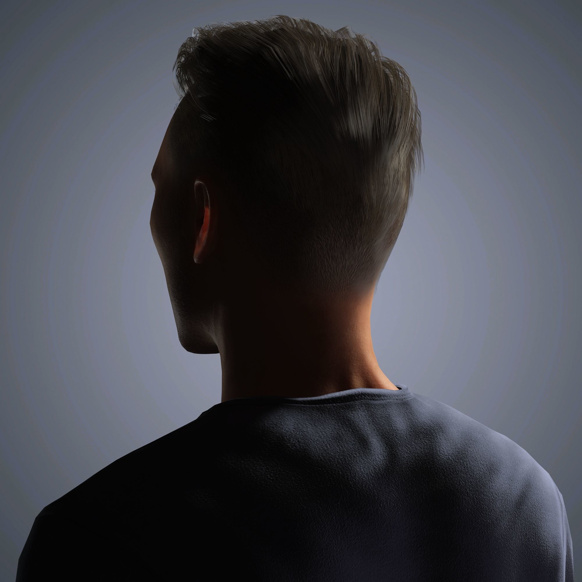 Richard Madden Character Low-poly 3D model_5