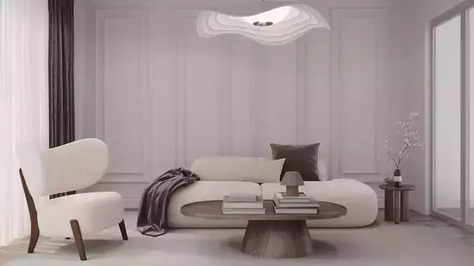 Stylish 3D Furniture Set