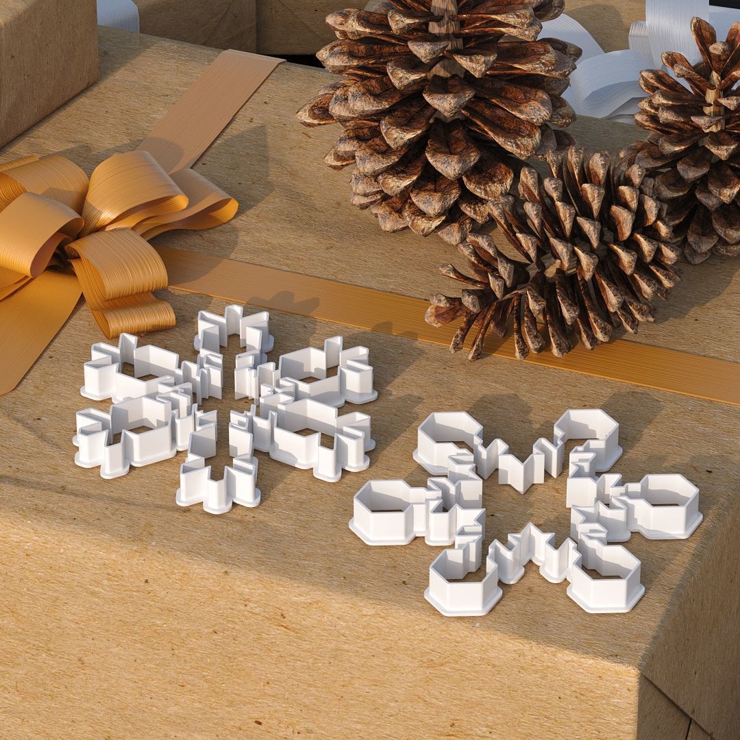 Cookie cutter Christmas Pack Digital 3D print model_1