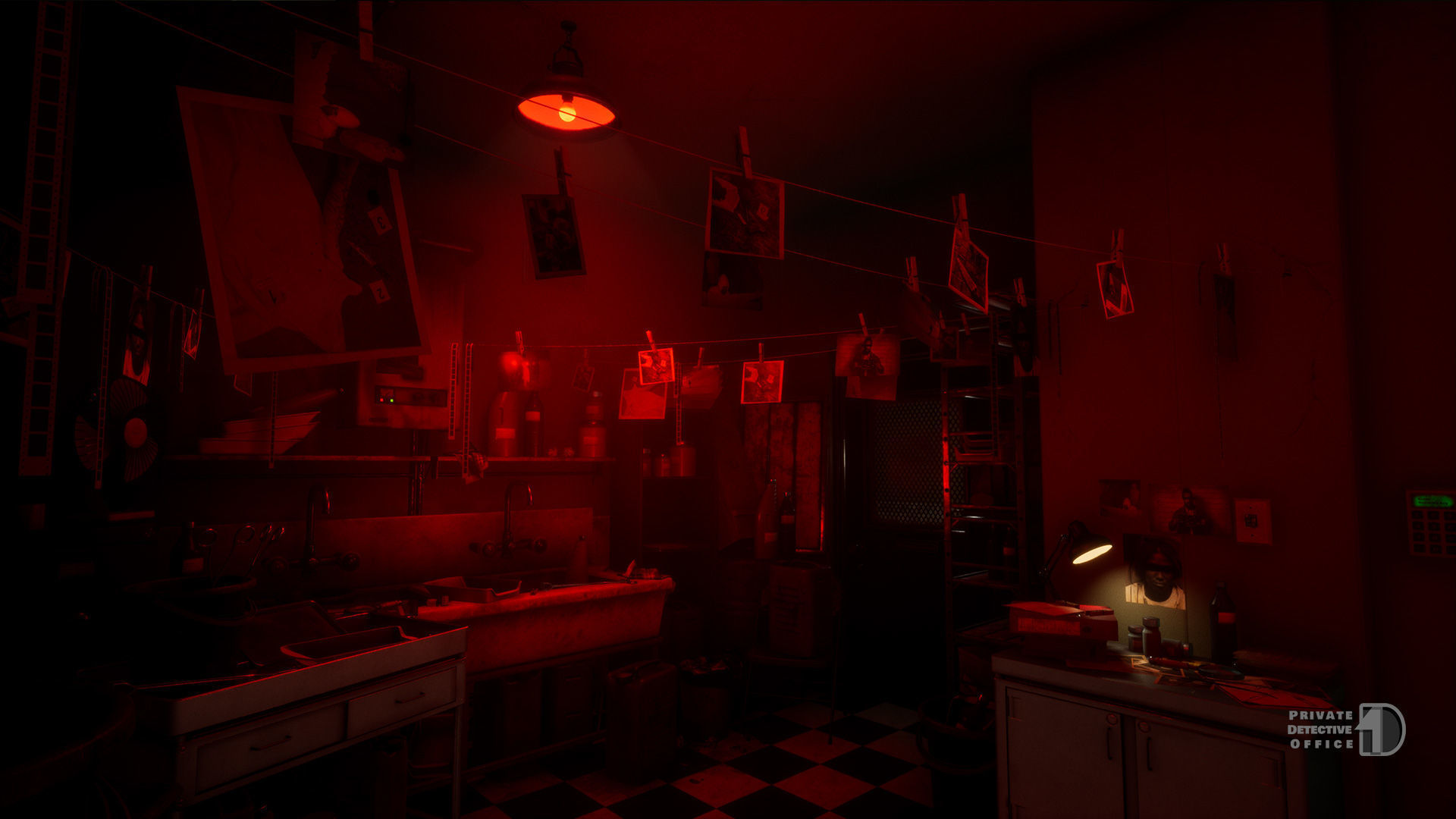 Private Detective Office - Unreal Engine Project Low-poly 3D model_6