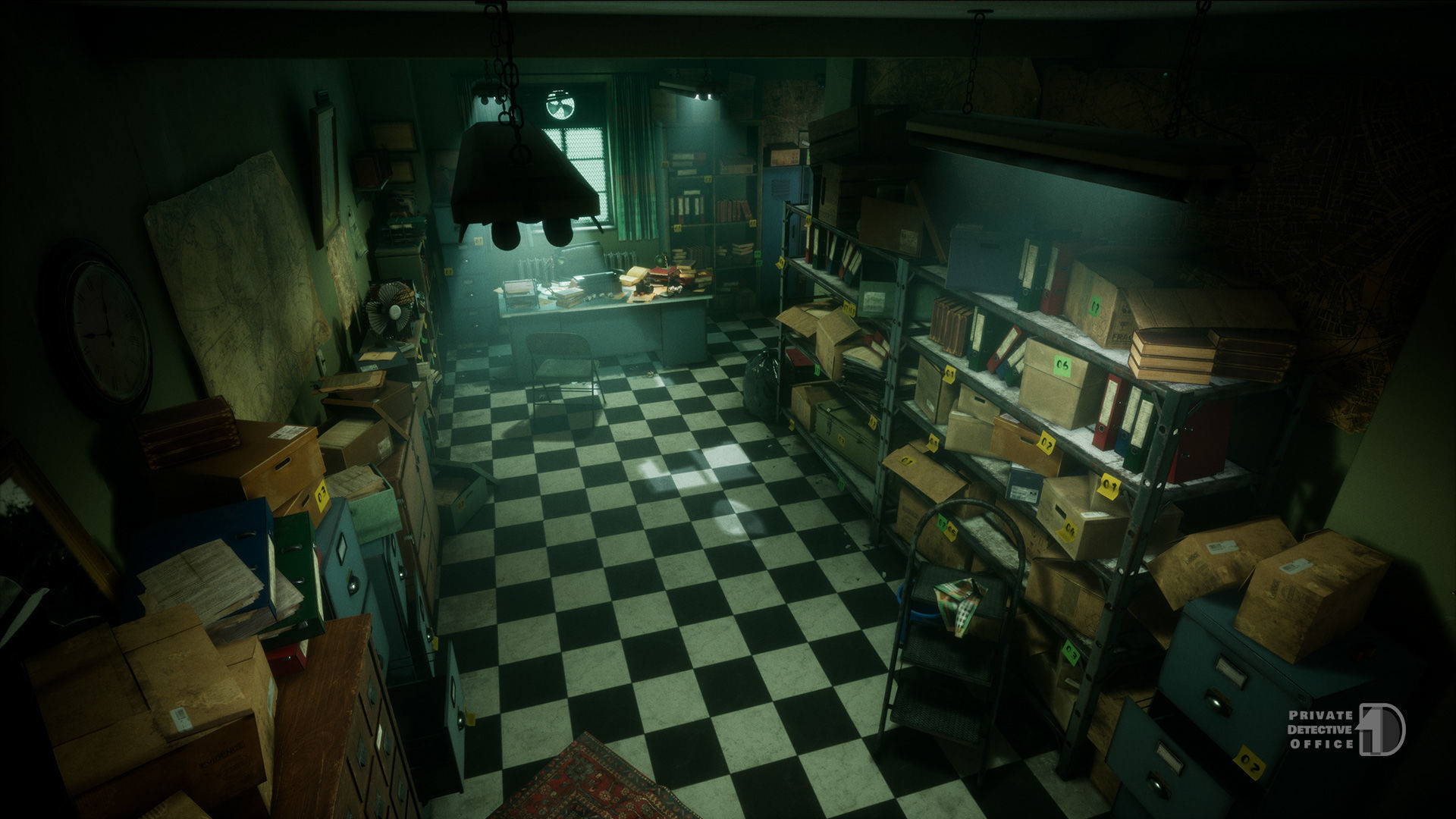 Private Detective Office - Unreal Engine Project Low-poly 3D model_16