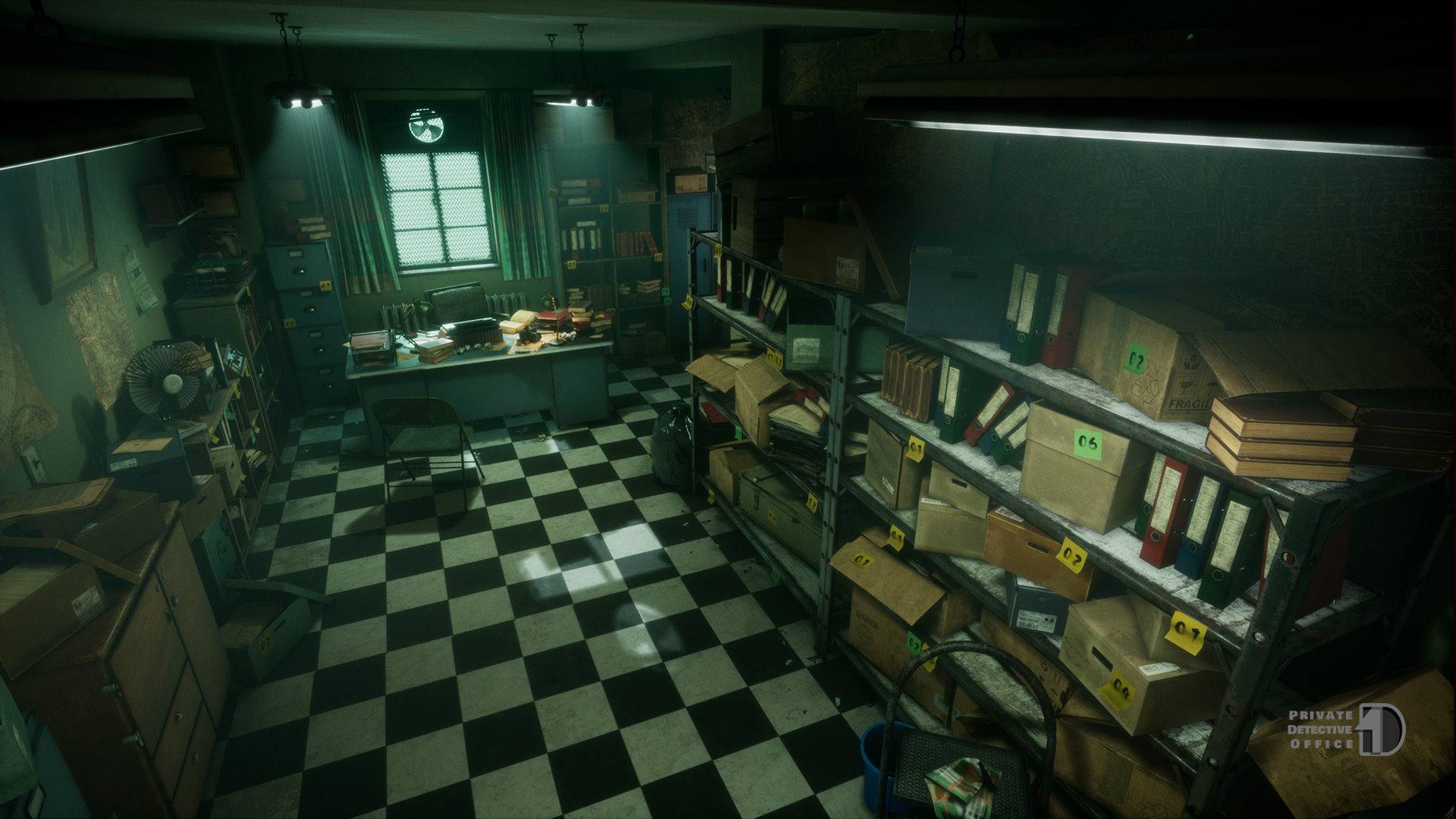 Private Detective Office - Unreal Engine Project Low-poly 3D model_24