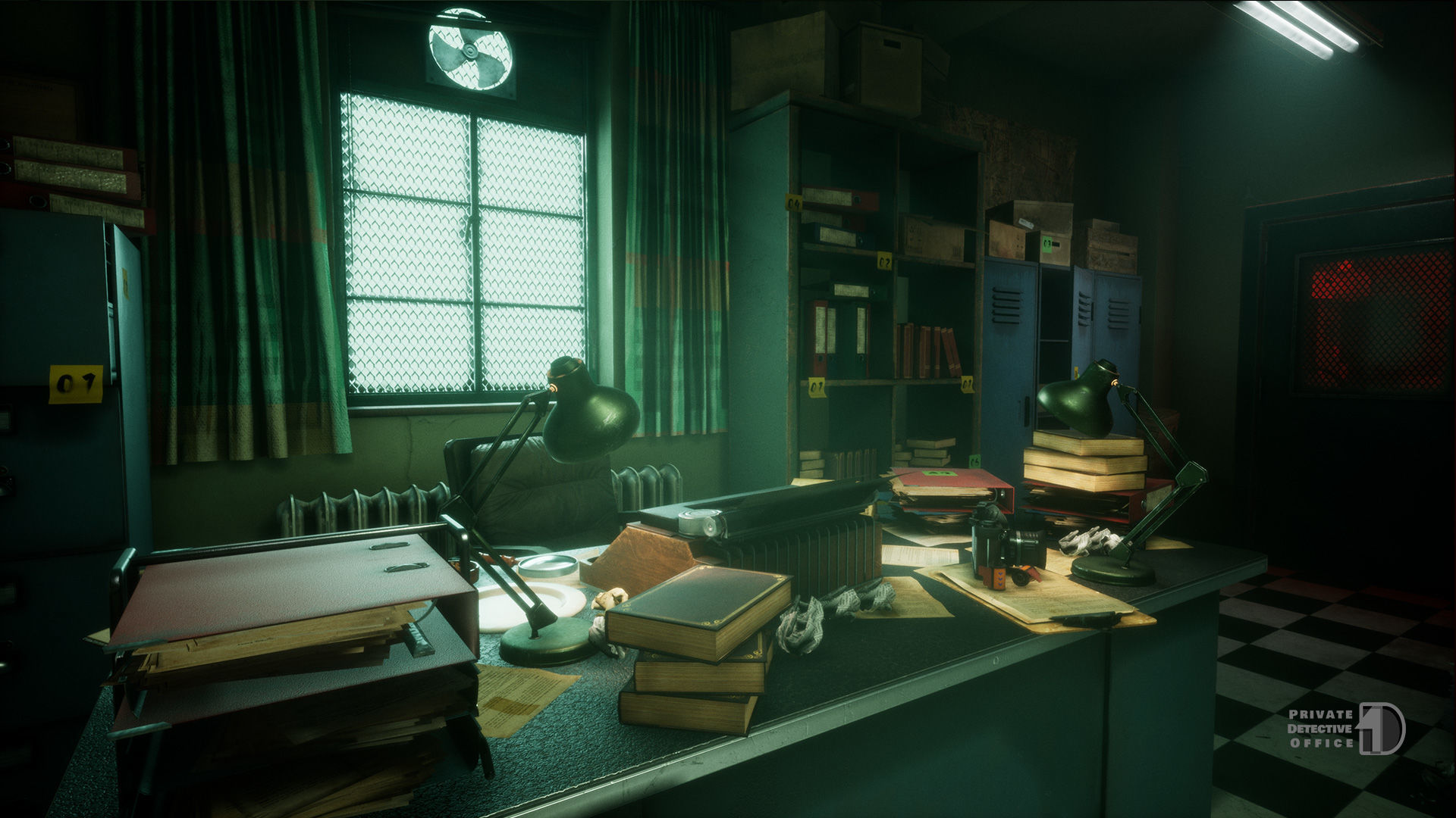 Private Detective Office - Unreal Engine Project Low-poly 3D model_25