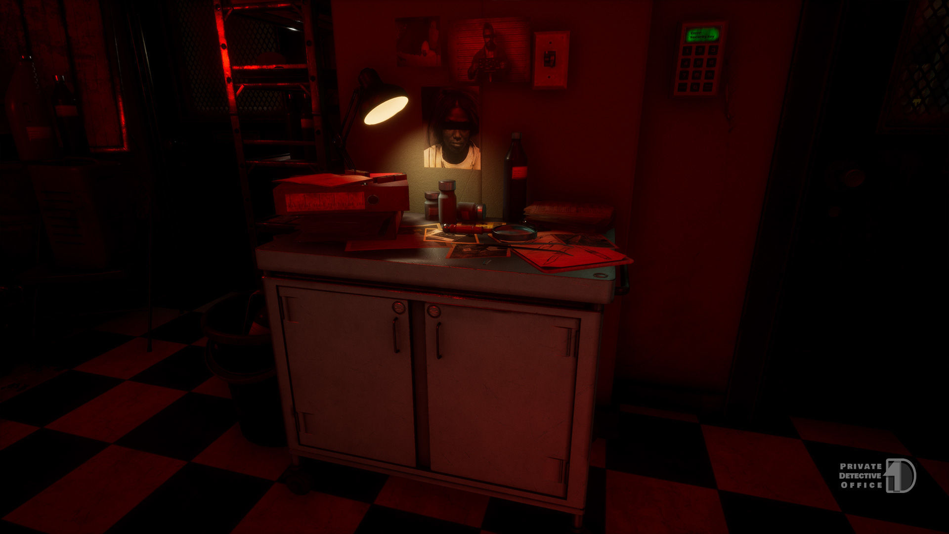Private Detective Office - Unreal Engine Project Low-poly 3D model_13