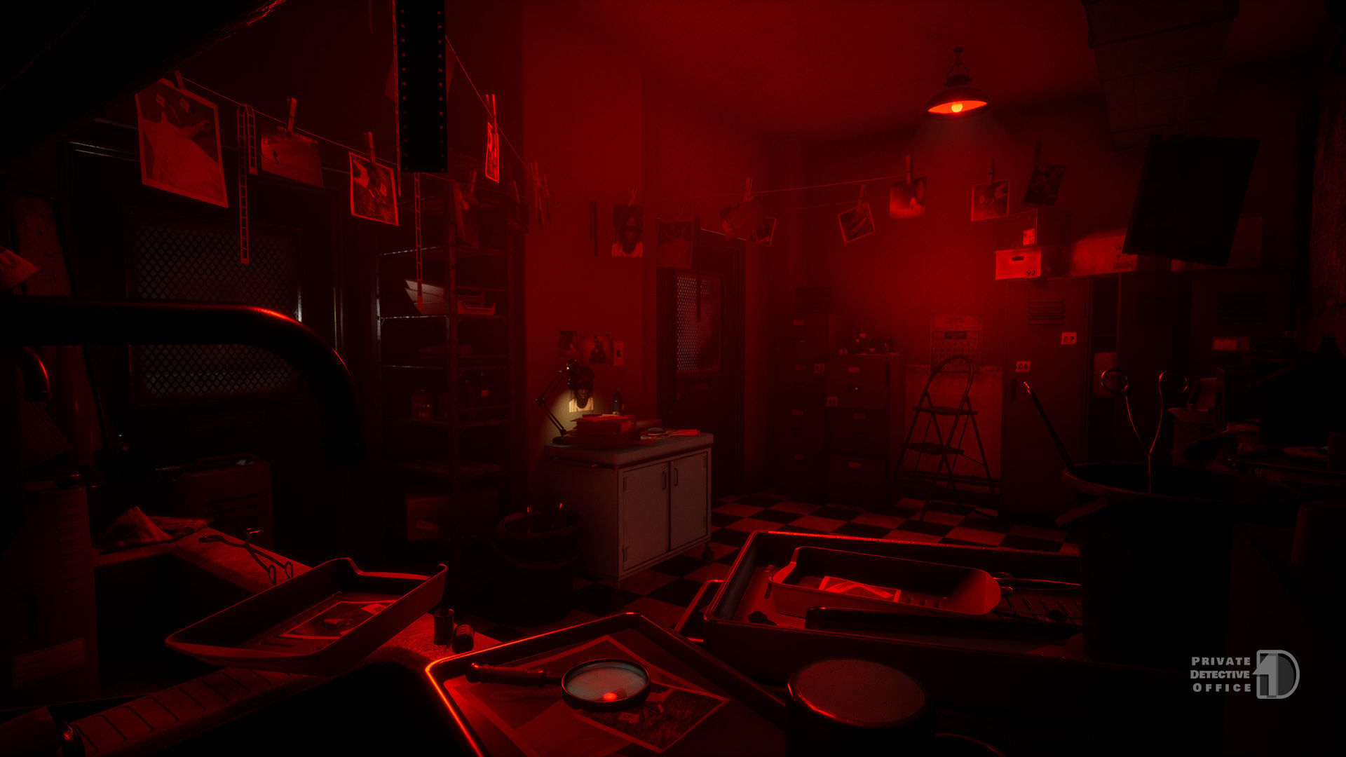 Private Detective Office - Unreal Engine Project Low-poly 3D model_7