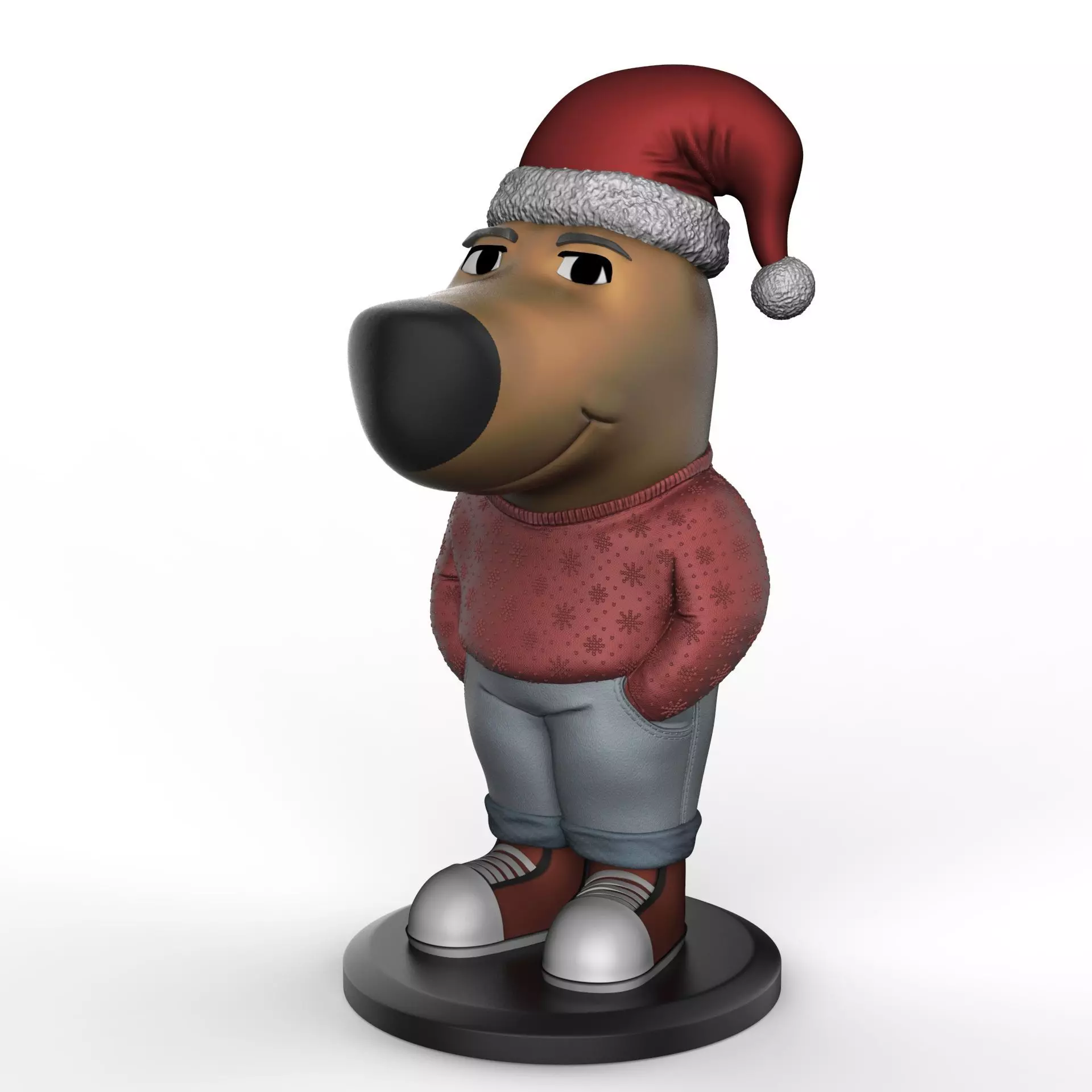 My new Character Chill guy Christmas  3D print model_0