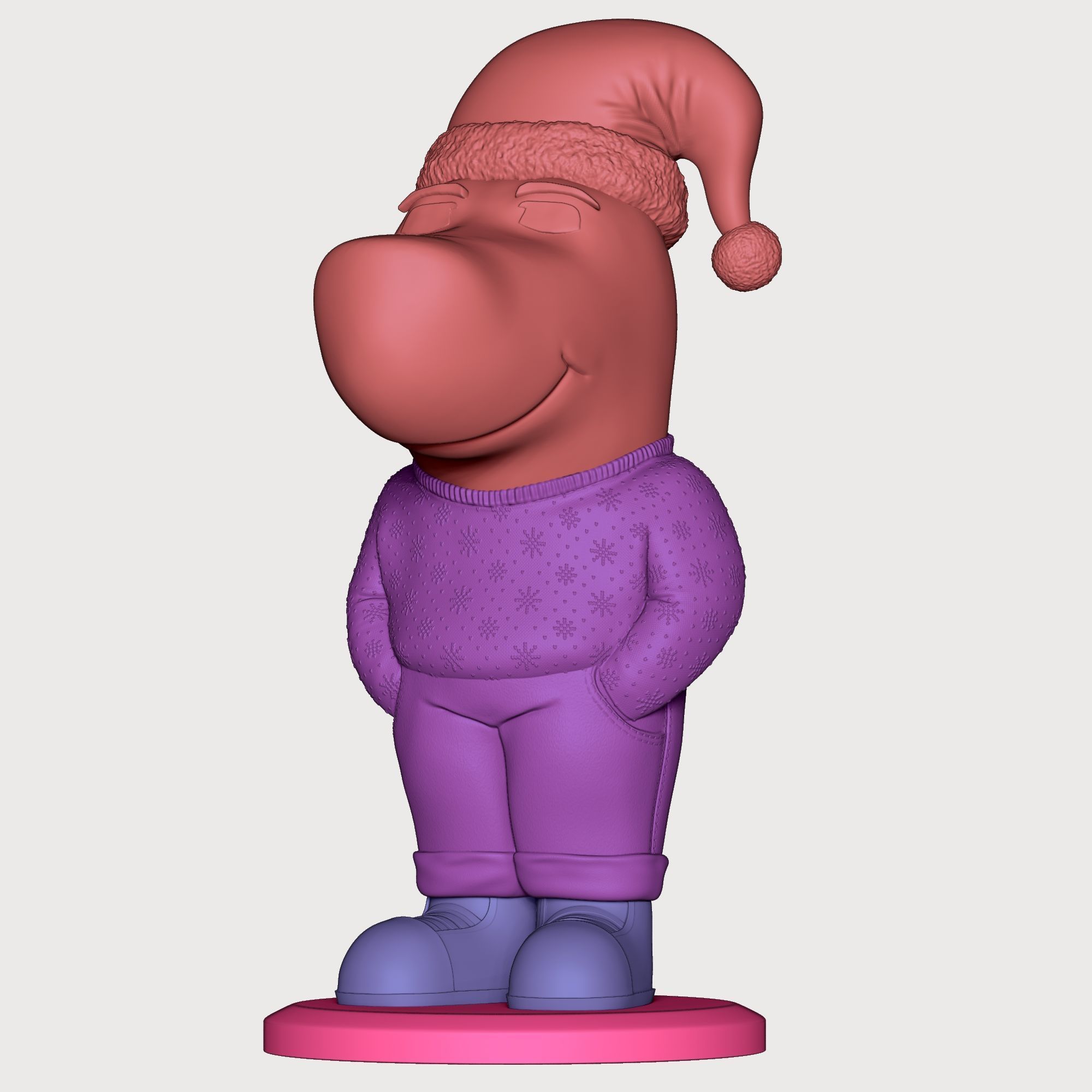 My new Character Chill guy Christmas  3D print model_1
