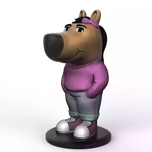 MY NEW CHARACTER CHILL GIRL 3D print model