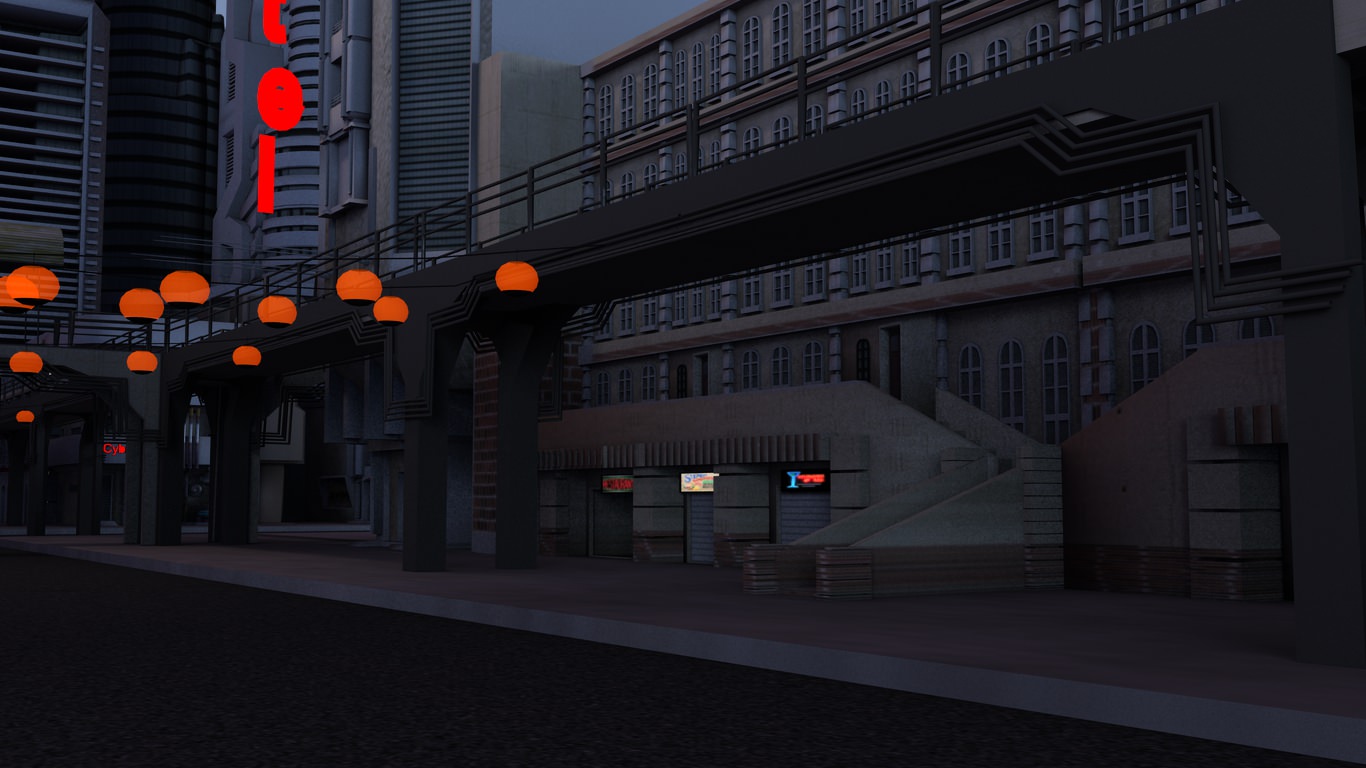 City Scenery 3D model_4