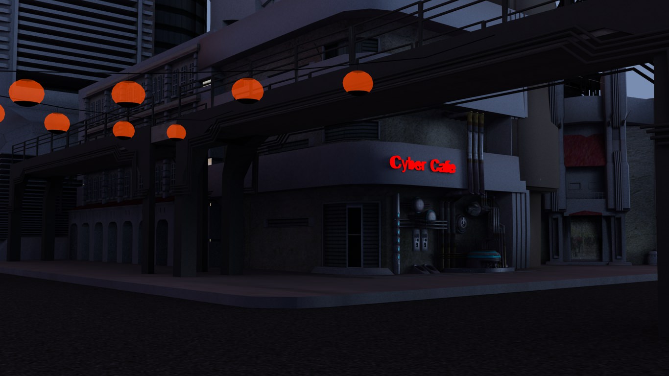 City Scenery 3D model_3