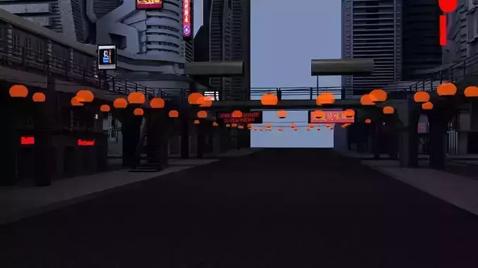 City Scenery 3D model