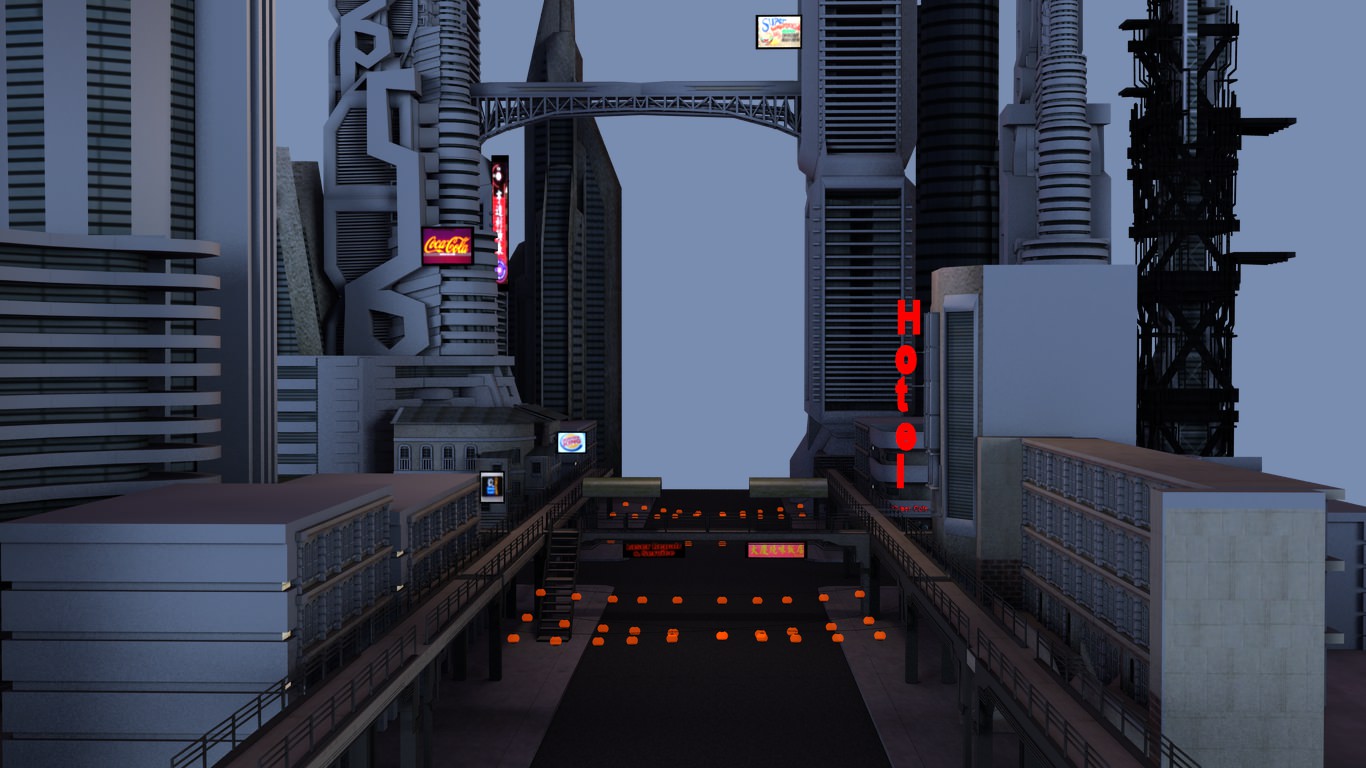 City Scenery 3D model_1