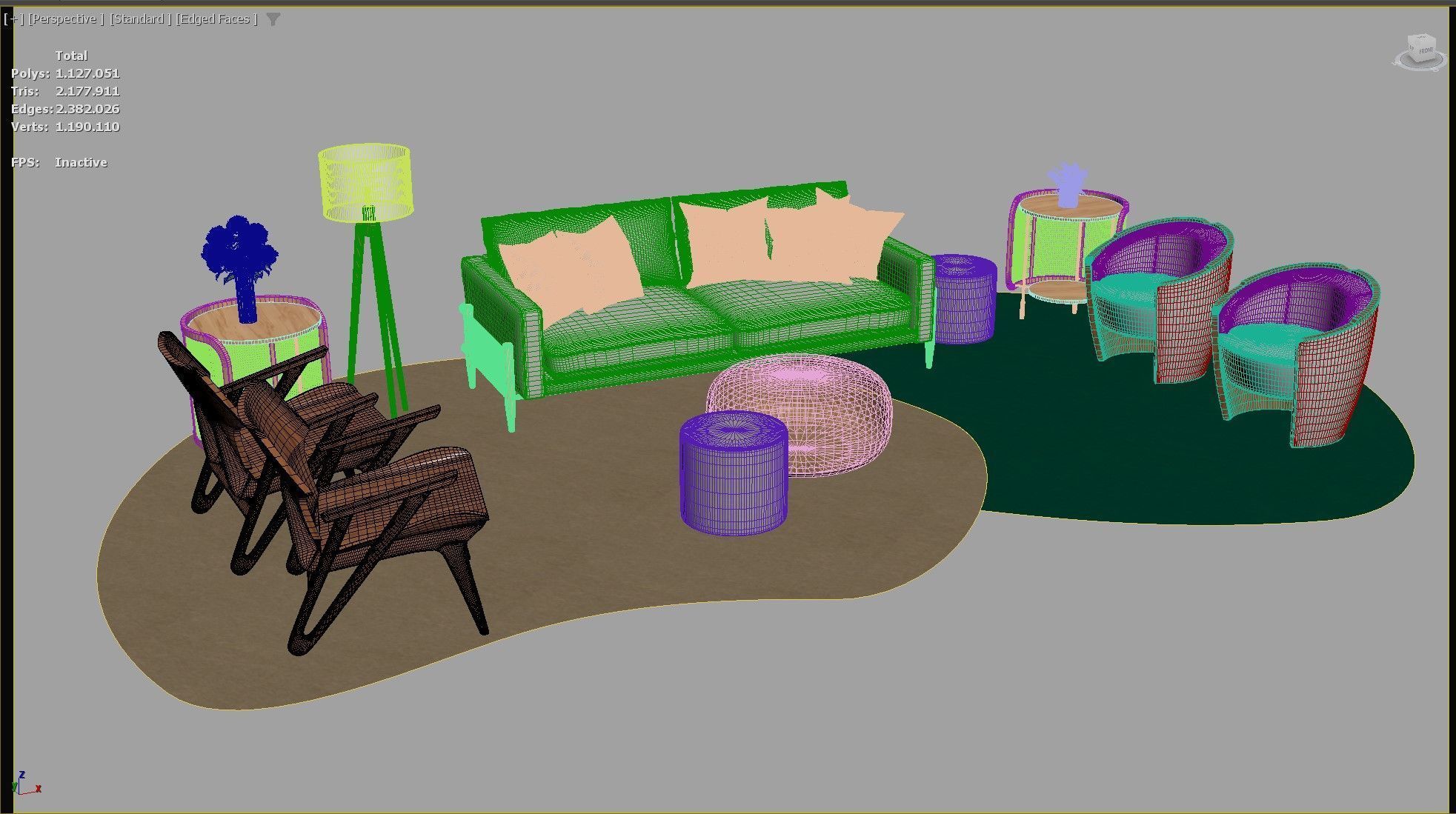 Lounge for Events 3D model_4