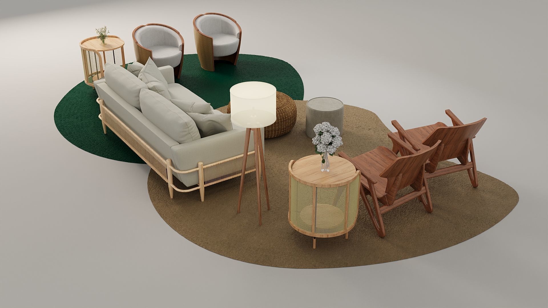 Lounge for Events 3D model_1