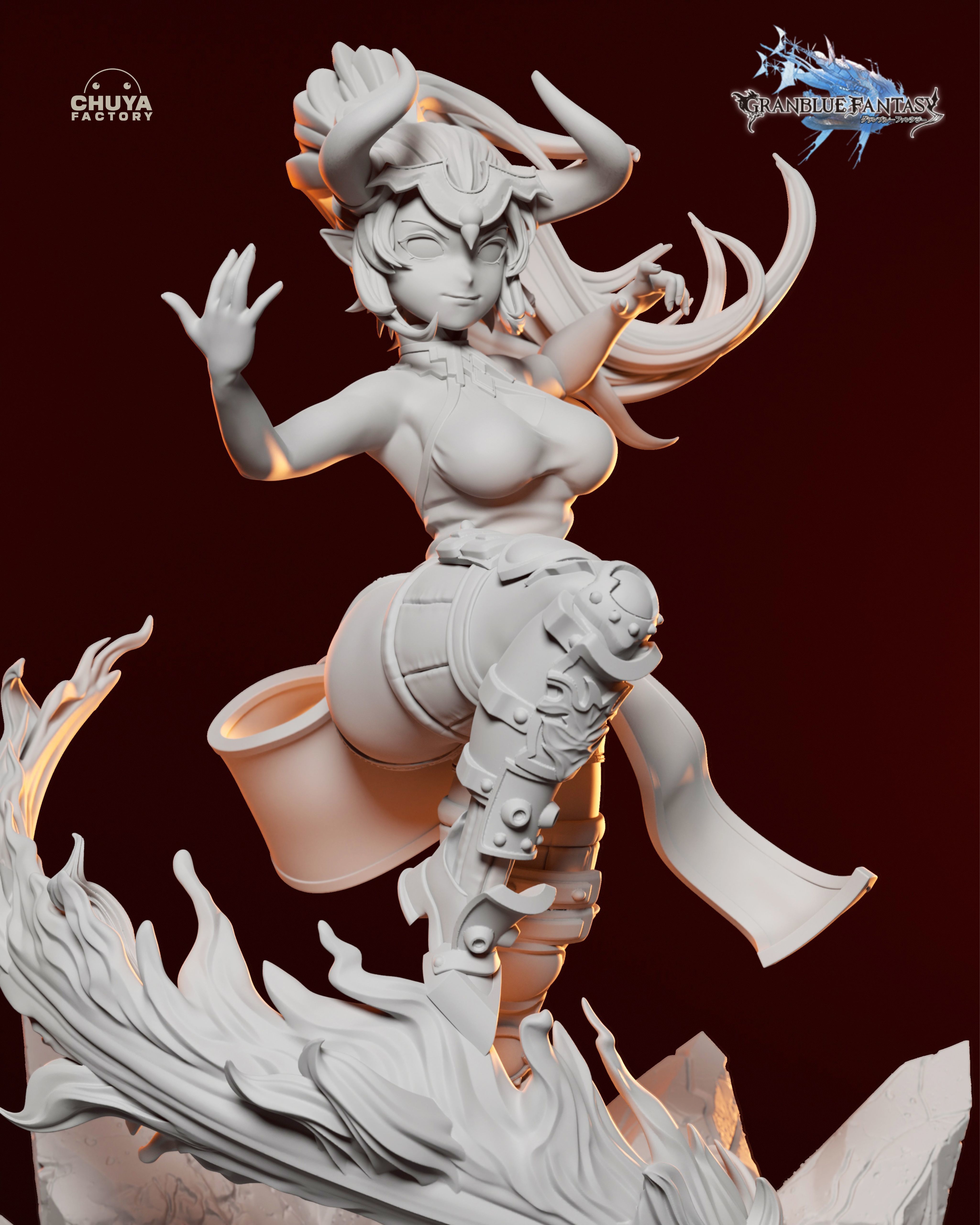Aliza from Granblue Fanstasy 3D print model_1