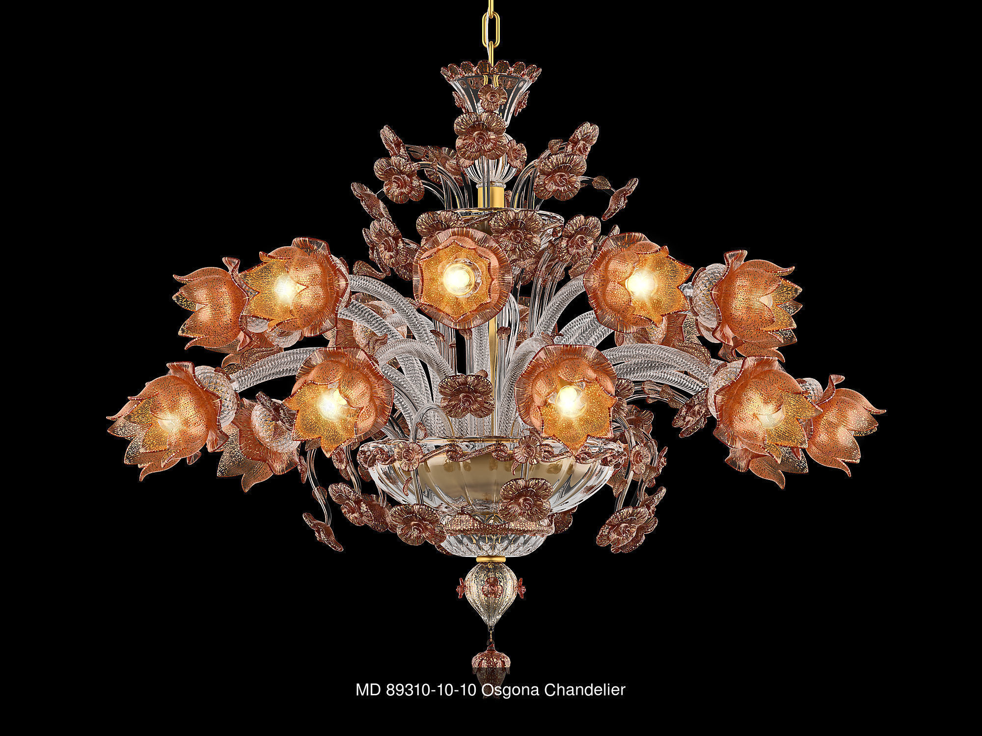 89310 Osgona Collection of Murano Glass Lamps _5