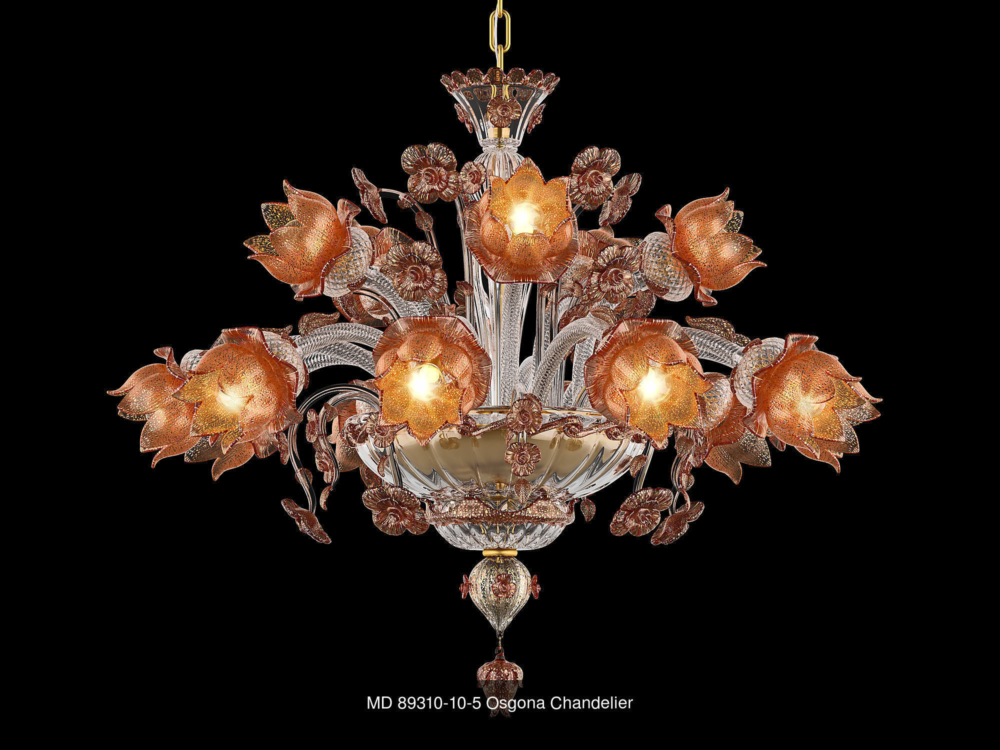 89310 Osgona Collection of Murano Glass Lamps _4