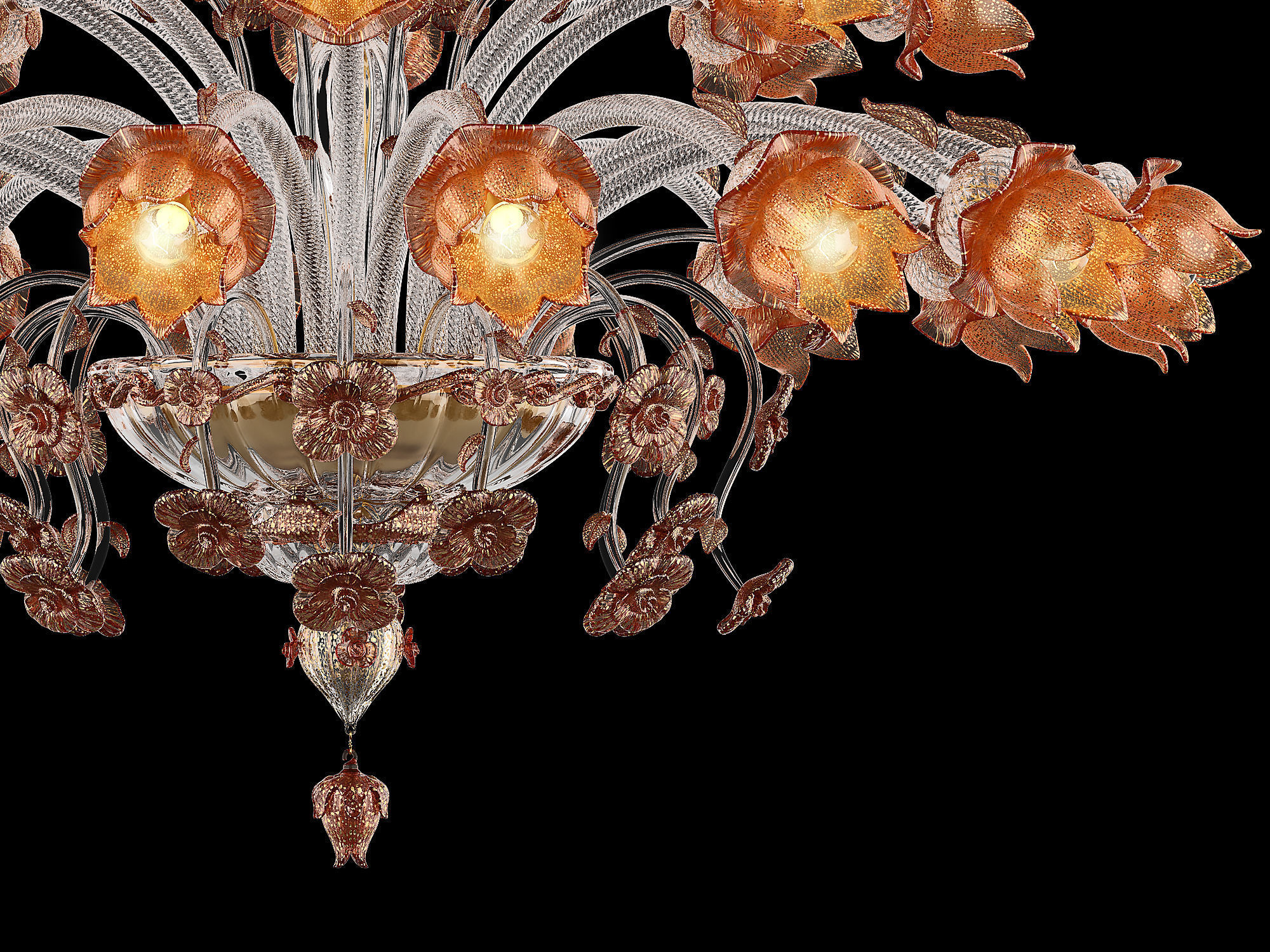 89310 Osgona Collection of Murano Glass Lamps _55