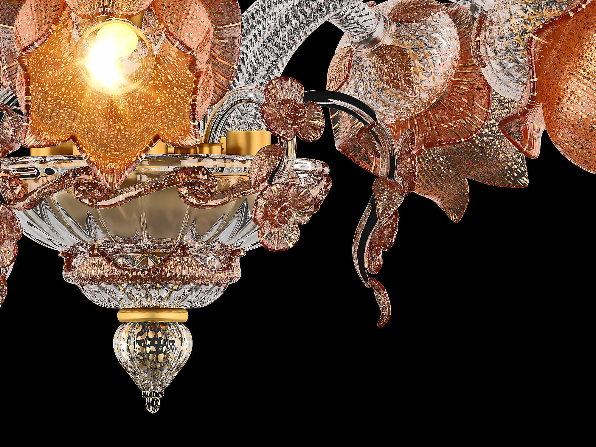 89310 Osgona Collection of Murano Glass Lamps _11