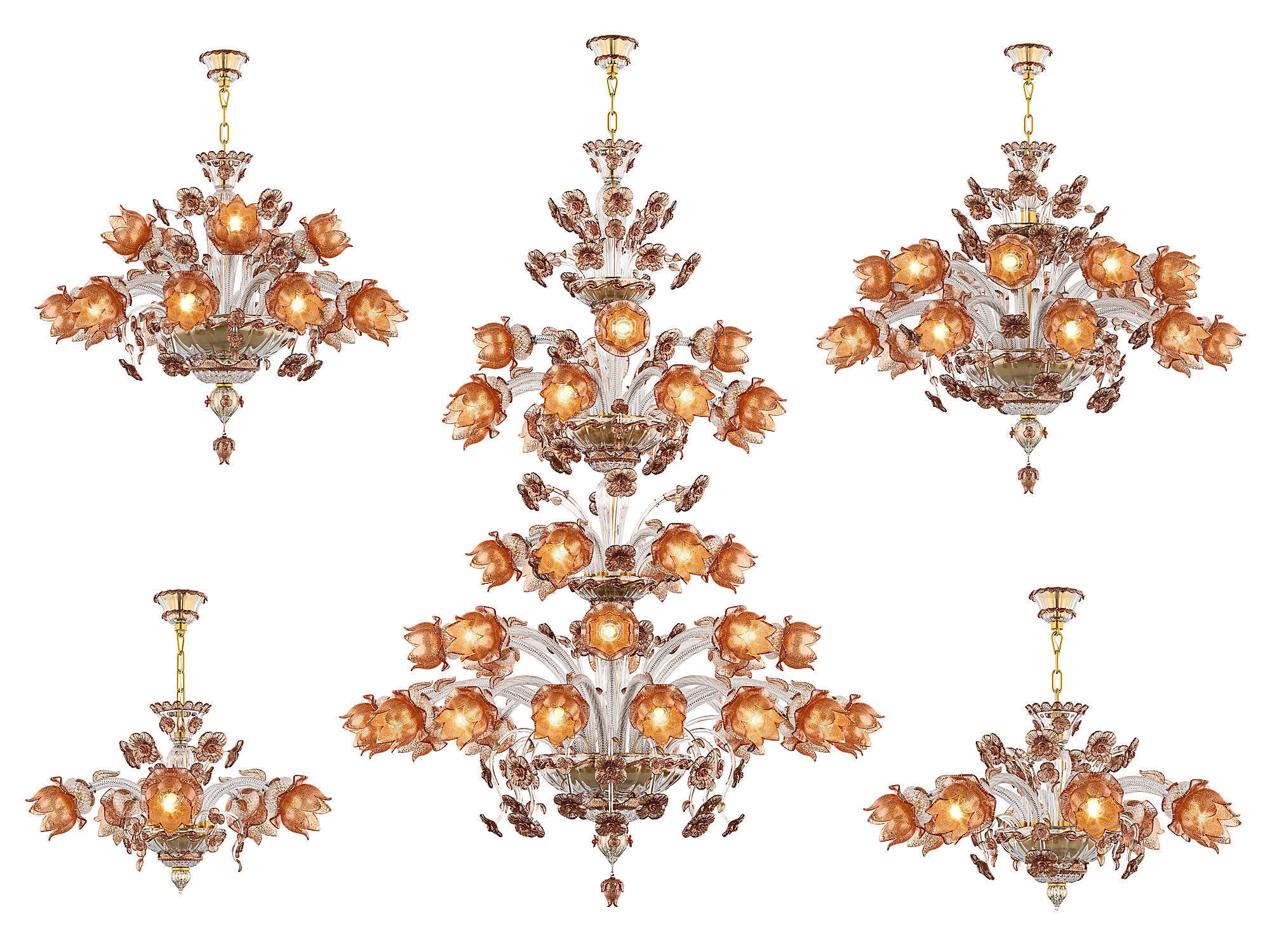 89310 Osgona Collection of Murano Glass Lamps _1