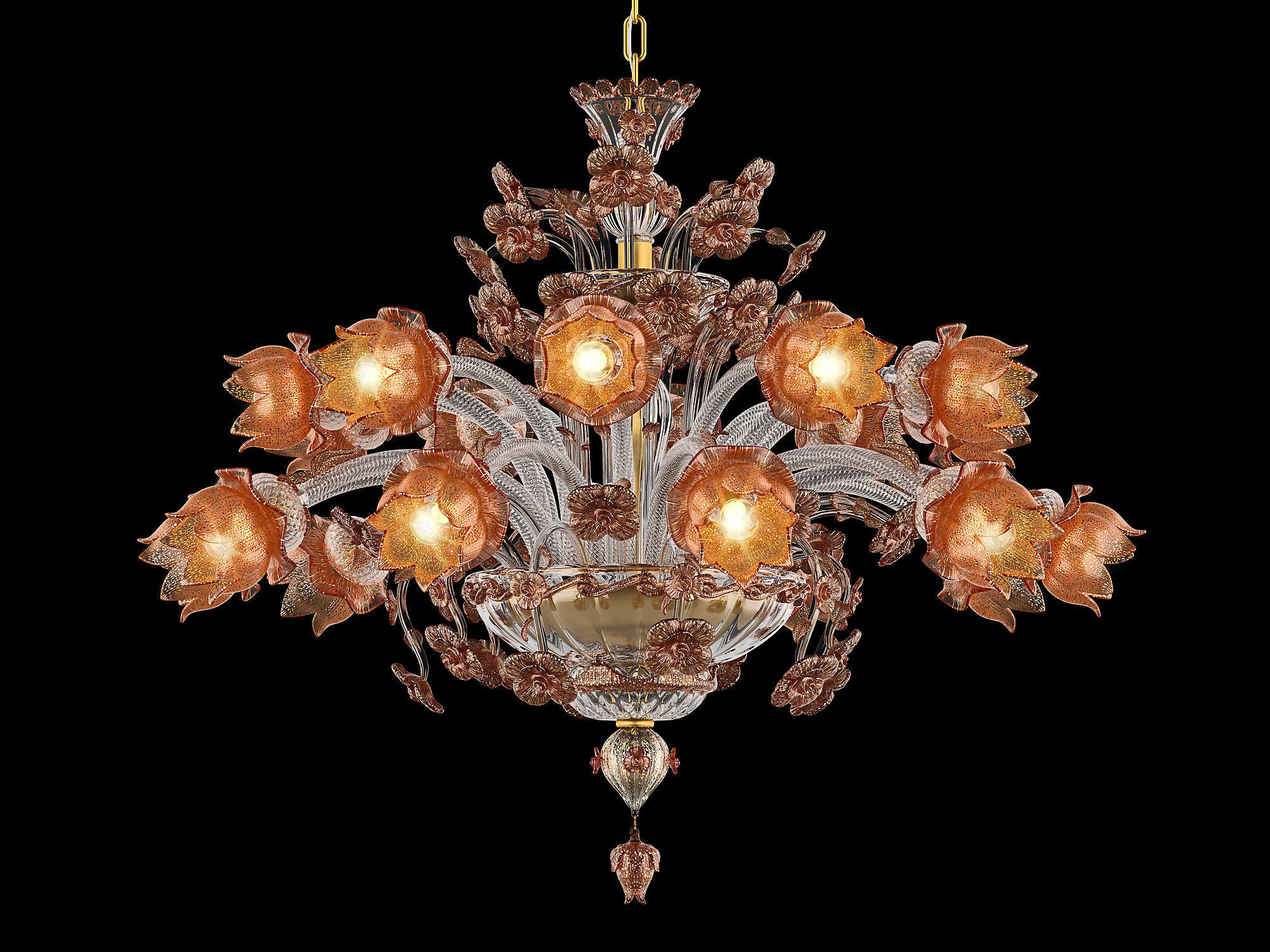 89310 Osgona Collection of Murano Glass Lamps _41