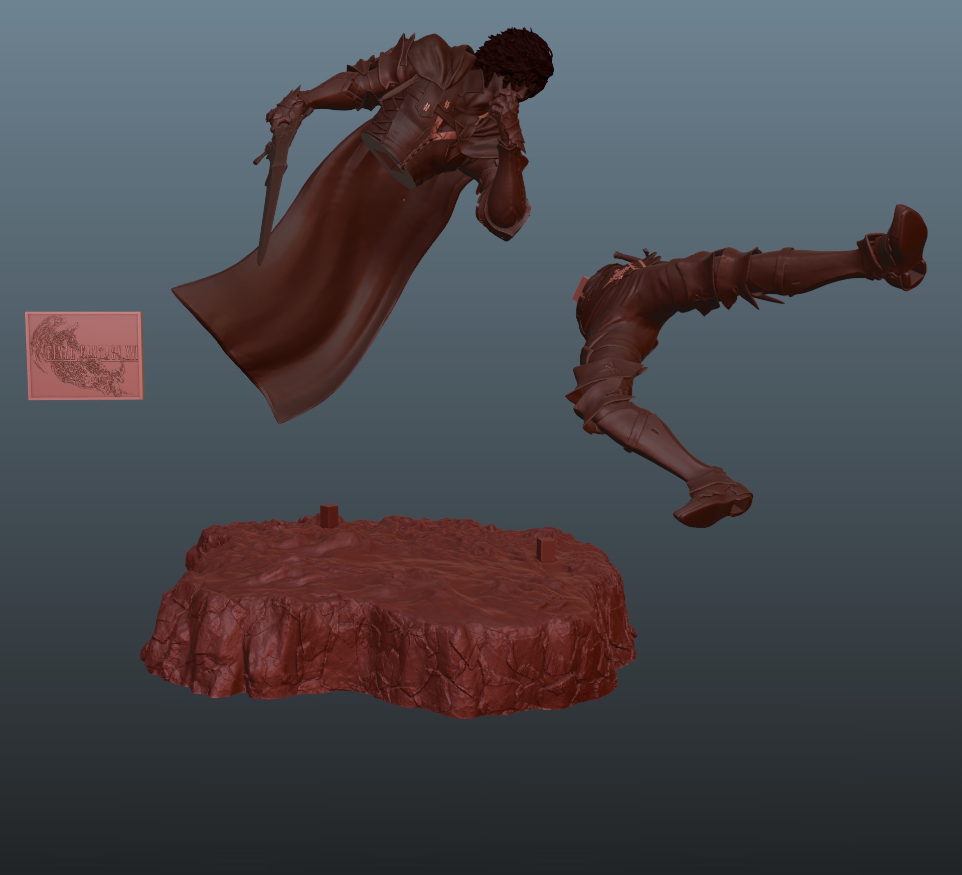 Final Fantasy XVI Clive Rosfield 3D print model_3