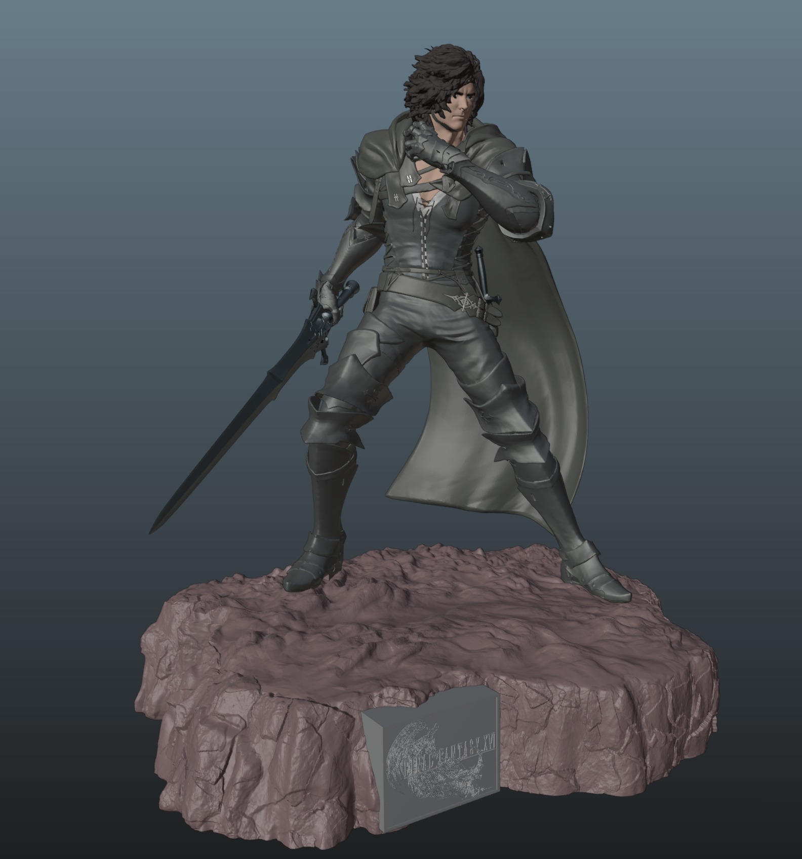 Final Fantasy XVI Clive Rosfield 3D print model_9
