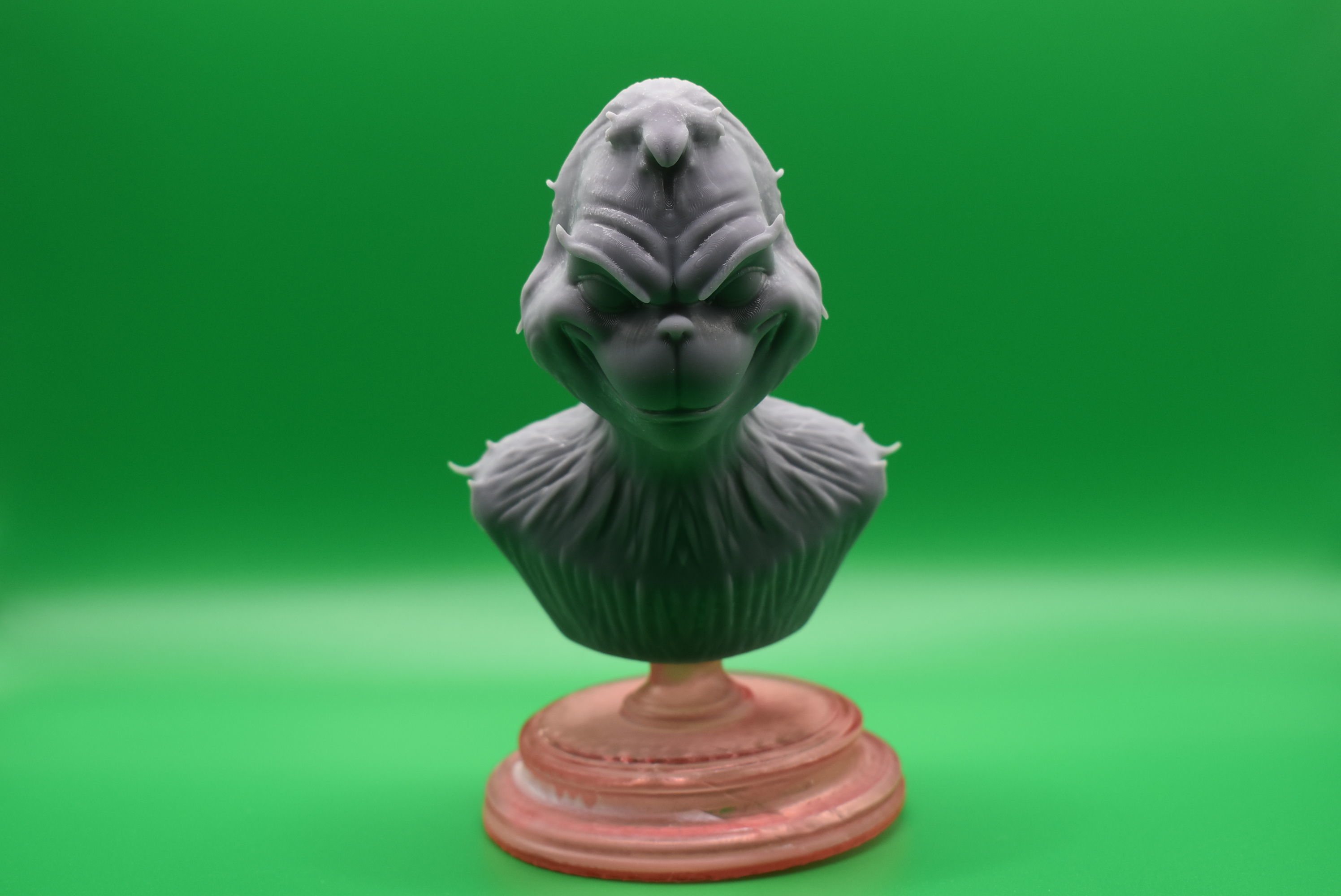 The Grinch Bust 3D print model_2